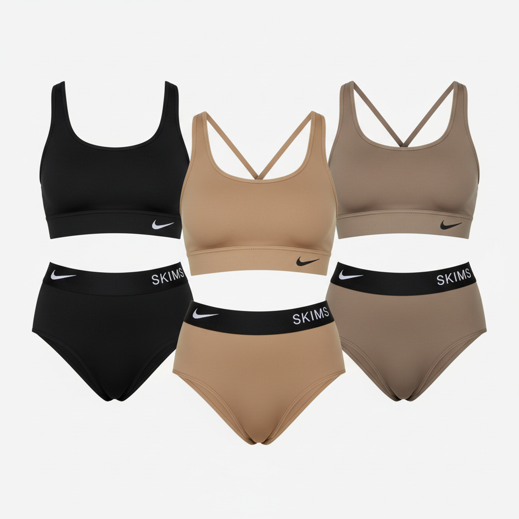 nike + skims underwear sets